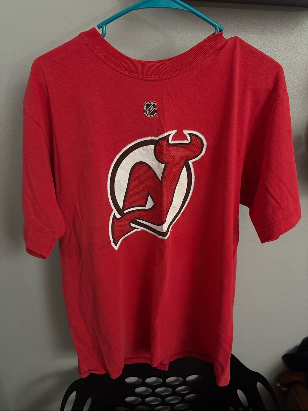 NHL Red New Jersey Devils Short Sleeve Graphic Tee